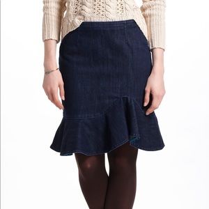Anthropologie Leifsdottir NWOT Jean Skirt